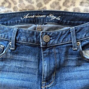 American Eagle Outfitters Women's High Rise Blue Jeans